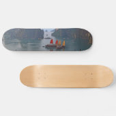Segelboote in Ha Long Bay - Vietnam, Asien Skateboard (Horizontal)