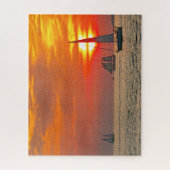 Segelboote in Key West, Florida, Sunset Puzzle (Vertikal)