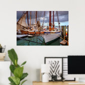 Segelboote in Key West Poster (Heimbüro)