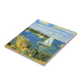 Segelboote in Mahone Bay in Kanada Fliese (Seite)