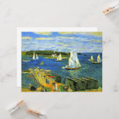 Segelboote in Mahone Bay in Kanada Karte (Vorderseite/Rückseite Beispiel)