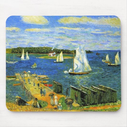 Segelboote in Mahone Bay in Kanada Mousepad (Vorne)
