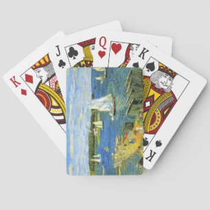 Segelboote in Mahone Bay in Kanada Spielkarten