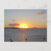 Segelboote in St. John Postkarte (Vorderseite)