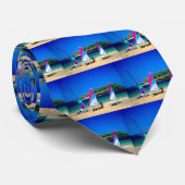 Segelboote in St Malo Krawatte (Gerollt)