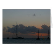 Segelboote in Sunset Tropical Seascape (Vorderseite (Horizontal))