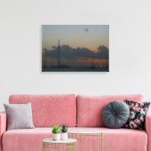 Segelboote in Sunset Tropical Seascape Leinwanddruck (Insitu (Wohnzimmer))
