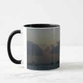 Segelboote in Sunset Tropical Seascape Tasse (Links)