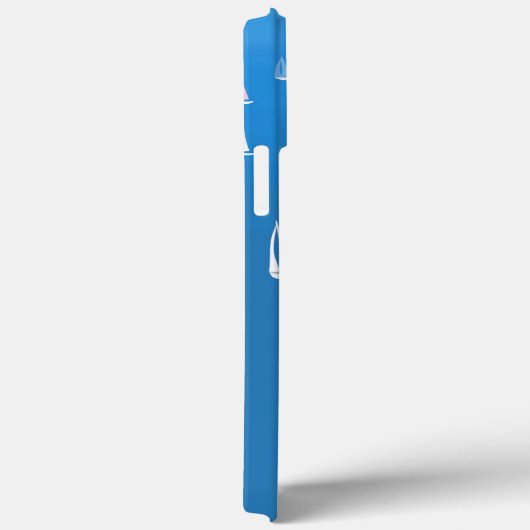 Segelboote in tiefblauem Meer - Regatta Sailboote Case-Mate iPhone Hülle (Rückseite / Rechts)