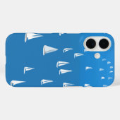 Segelboote in tiefblauem Meer - Regatta Sailboote Case-Mate iPhone Hülle (Rückseite (Horizontal))