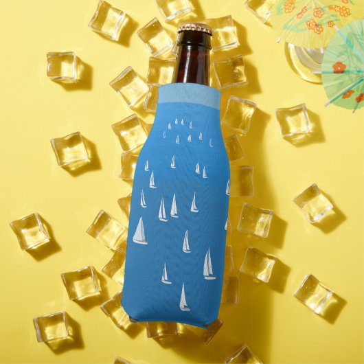 Segelboote in tiefblauem Meer - Regatta Sailboote Flaschenkühler (In Situ Sommer)