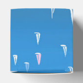 Segelboote in tiefblauem Meer - Regatta Sailboote Geschenkschachtel (Oben)