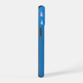 Segelboote in tiefblauem Meer - Regatta Sailboote iPhone 15 Hülle (Rechte Seite)