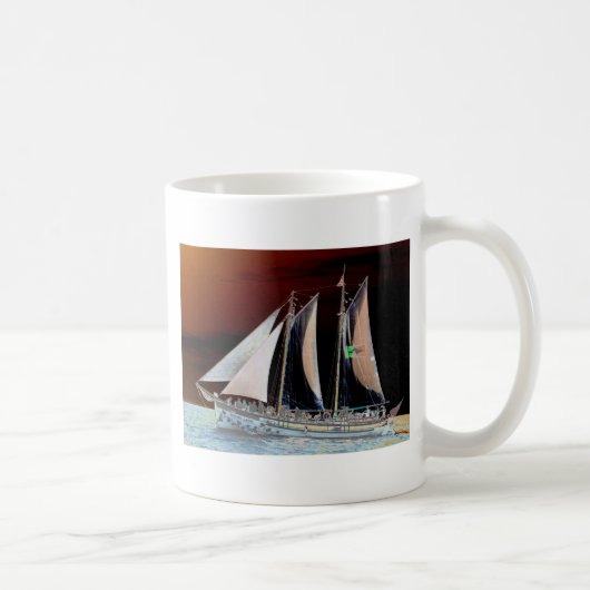 Segelboote Kaffeetasse (Rechts)