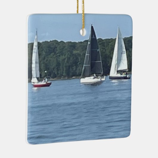 Segelboote-Keramik Keramikornament (Rechts)