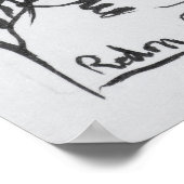 Segelboote | La Vilaine River, Redon, Bretagne Poster (Ecke)