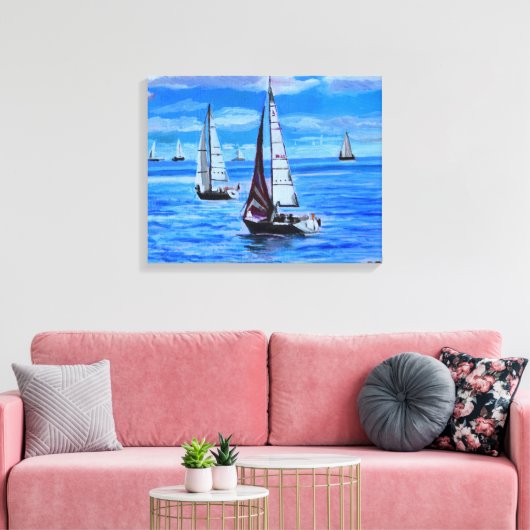 Segelboote Leinwanddruck (Insitu (Wohnzimmer))