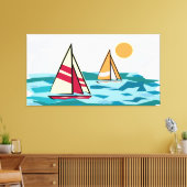 Segelboote Leinwanddruck (Insitu (Wohnzimmer))