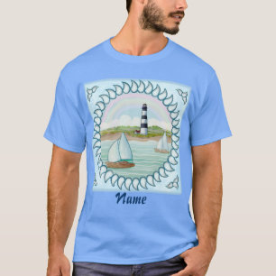 Segelboote Lighthouse T - Shirt