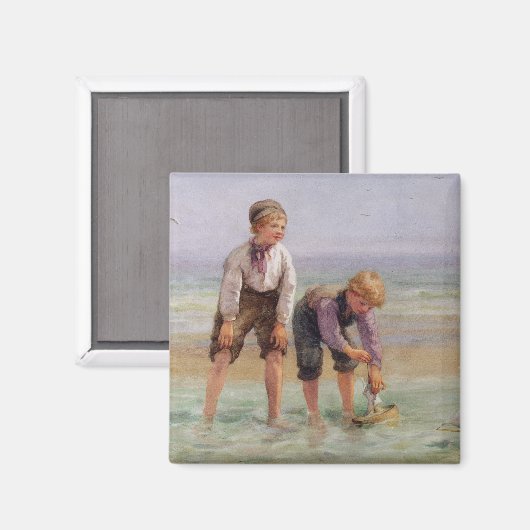 Segelboote Magnet (Vorderseite/Rückseite)