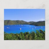 Segelboote, Maho Bay, St. John, U.S.V.I. Postkarte (Vorderseite)