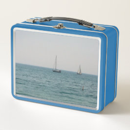 Segelboote Metall Brotdose