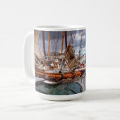 Segelboote Morred an Key West Kaffeetasse (Vorderseite Links)