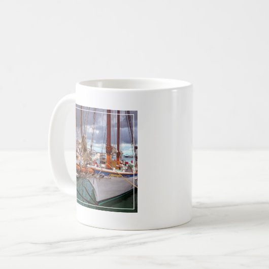Segelboote Morred an Key West Kaffeetasse (Vorderseite Links)