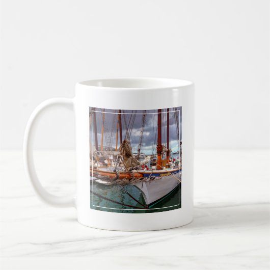 Segelboote Morred an Key West Kaffeetasse (Links)