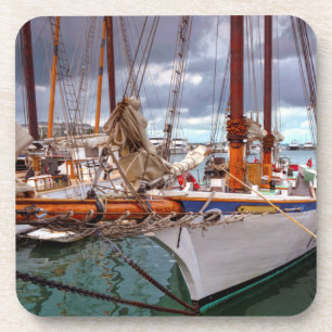 Segelboote Morred an Key West Untersetzer