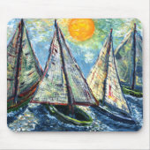 Segelboote mousepad (Vorne)