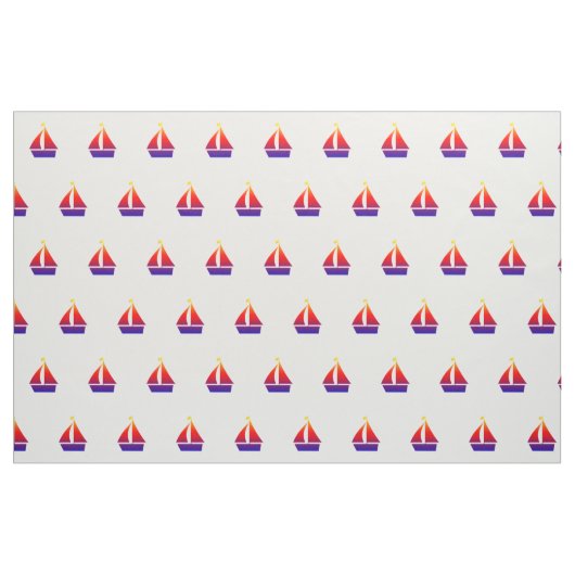 Segelboote, nautisches Gewebe Stoff (Fat Quarter (45,7 x 55,9 cm))