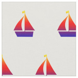 Segelboote, nautisches Gewebe Stoff
