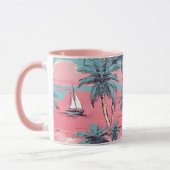 Segelboote & Palmen Tasse (Links)
