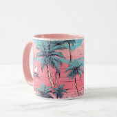 Segelboote & Palmen Tasse (Vorderseite Links)