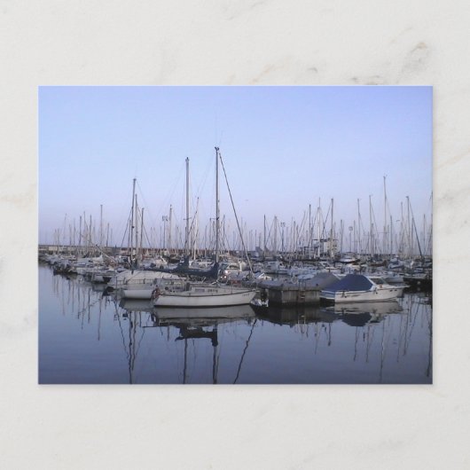 Segelboote Postkarte (Vorderseite)