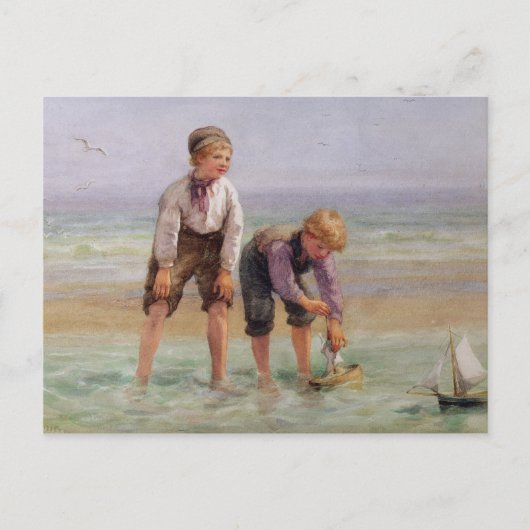 Segelboote Postkarte (Vorderseite)