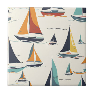 Segelboote Segelyacht Fliese