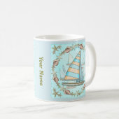 Segelboote Tasse (VorderseiteRechts)