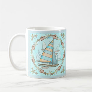 Segelboote Tasse
