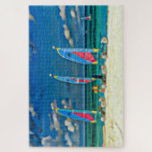 Segelboote Tropical Beach Urlaub Puzzle (Vertikal)