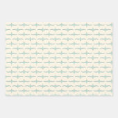 Segelboote, tropische Palmen, Ozeanvögel Geschenkpapier Set (Vorderseite 2)