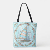 Segelboote überall Tragetasche Tasche (Rückseite)