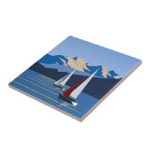 Segelboote und Foto Fliese (Seite)