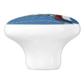 Segelboote und Foto Keramikknauf (Seitenansicht)