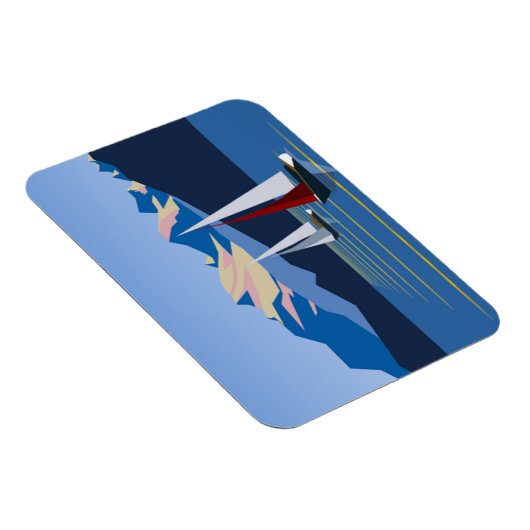 Segelboote und Foto Magnet (Rechte Seite)