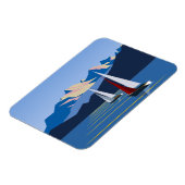 Segelboote und Foto Magnet (Linke Seite)