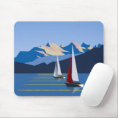 Segelboote und Foto Mousepad (Mit Mouse)