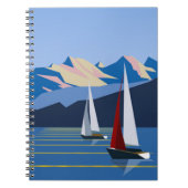 Segelboote und Foto Notizblock (Vorderseite)