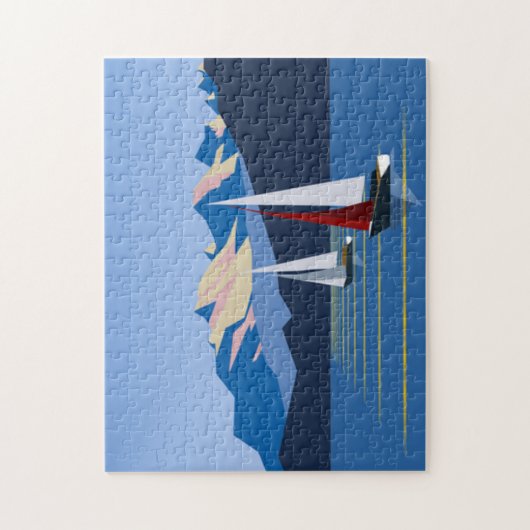 Segelboote und Foto Puzzle (Vertikal)